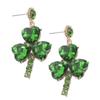 Irish Shamrock Earrings for Women Dangle Earrings 1Pair Green St Patrick's Day