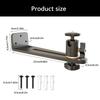 Adjustable 1/4Inch Projector Wall Mount Bracket For Home Theater And Conference Room Installation Holds Up To 5kg