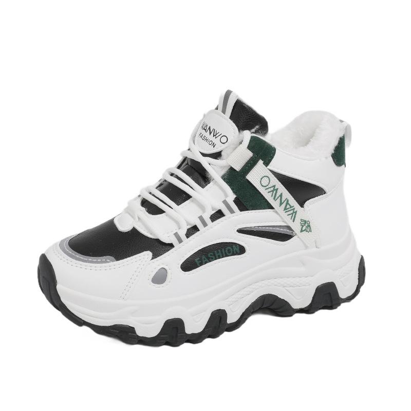 

Женские повседневные кроссовки, нескользящие, удобные, спортивная обувь, женская зимняя обувь на открытом воздухе, вулканизированная обувь, женские флисовые кроссовки для ходьбы 35