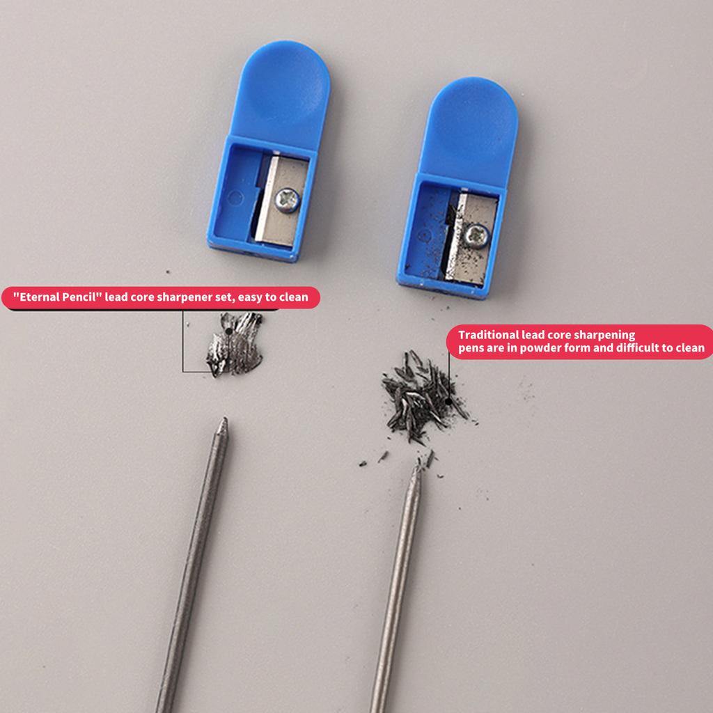 Everlasting Pencil Infinities Pencil Tintenloser Bleistift mit Spitzer Unbegrenzter Schreibstift Ewiger Bleistift zum Schreiben