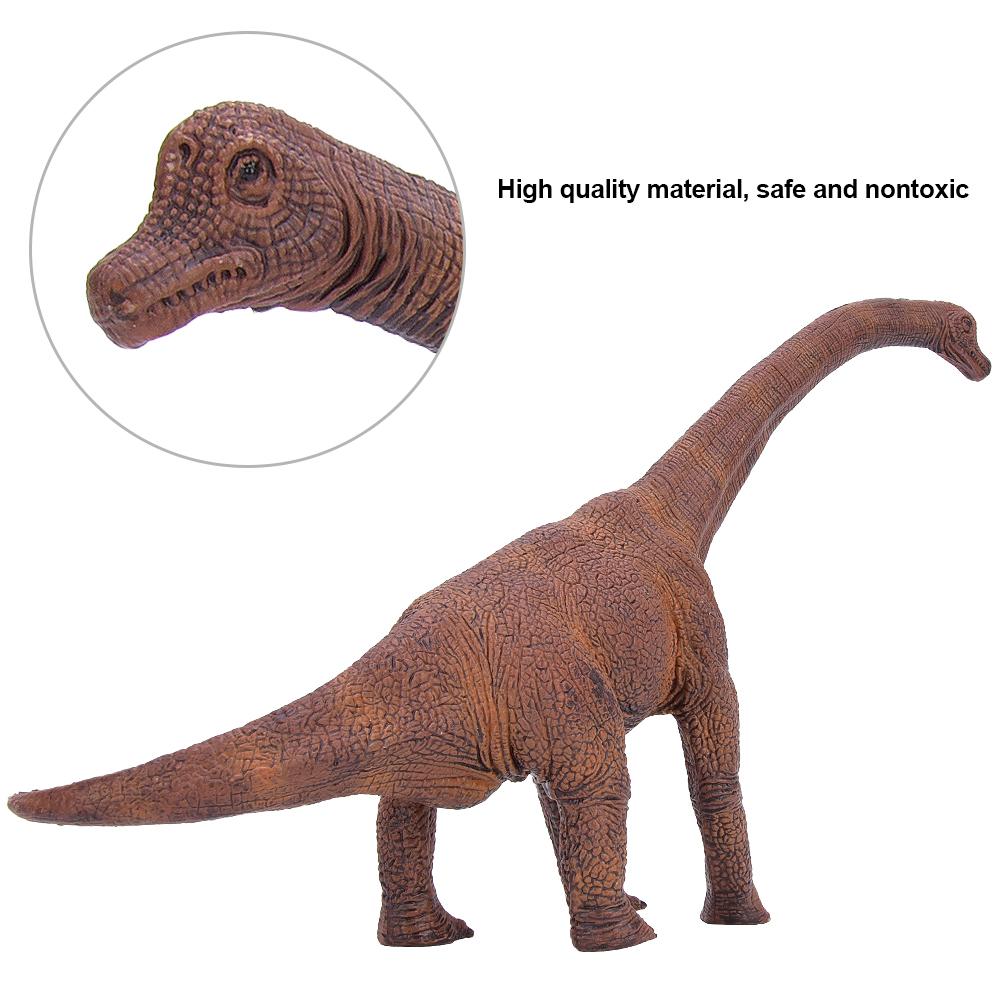 Simulation Brachiosaurus Shape Animal Model Statue Toy Children Educational Gift Decor