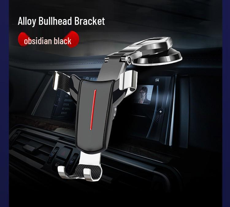 Schwerkraftgesteuerte rotierende Autohalterung aus Aluminiumlegierung mit Saugnapf