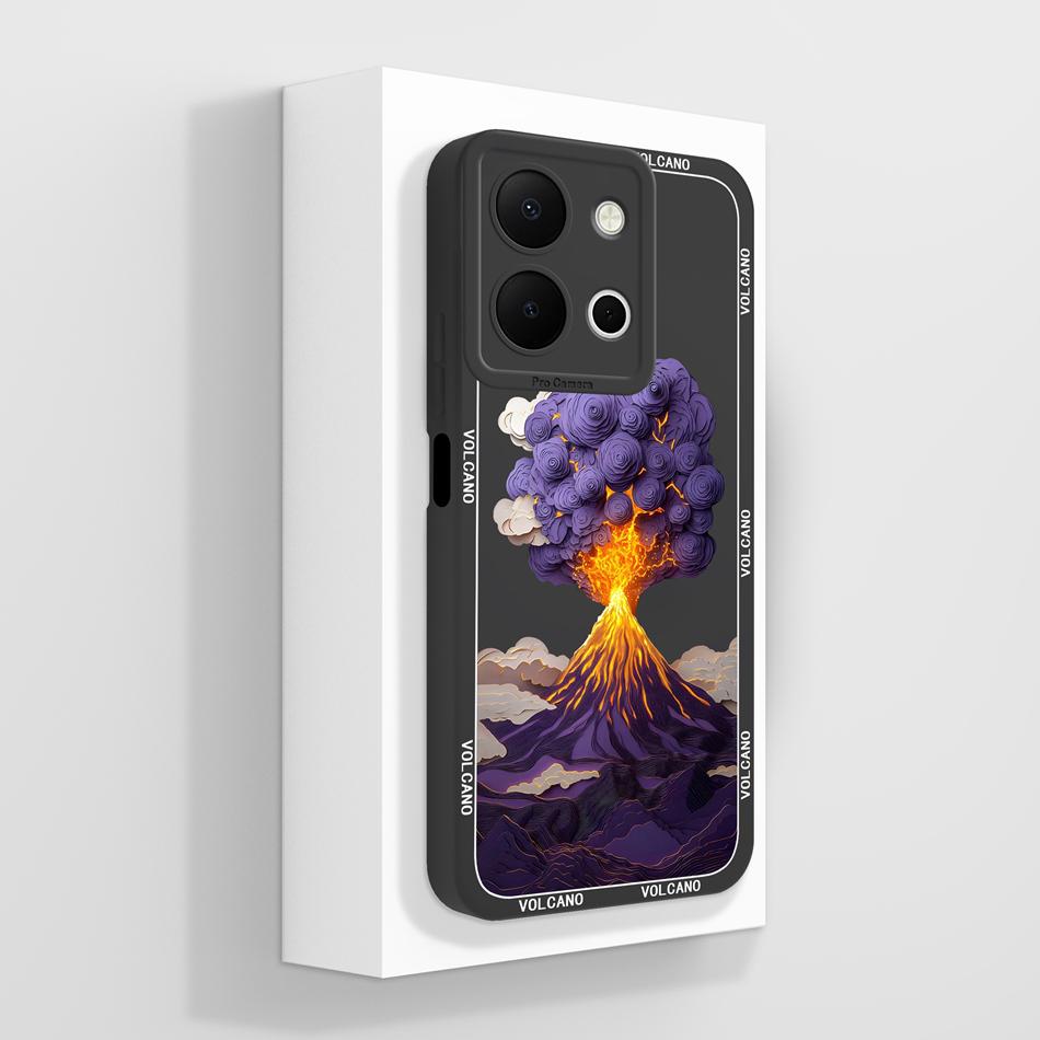 For Vivo Y36 4G 5G Case Soft Candy Painted Cover For Vivo Y 36 Premium Liquid Silicone Anti Drop Full Protection Back Cover Gift
