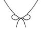 Luvistrue Nm Ribbon Beads Choker(Black)