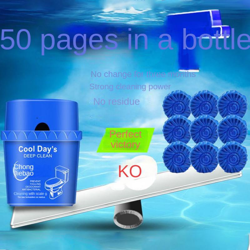 Blue Bubble Deodorizer Strong Decontamination Easy To Use Biological Enzymes Deodorants Perimeter Of Toilot Toilet Flush Cleaner
