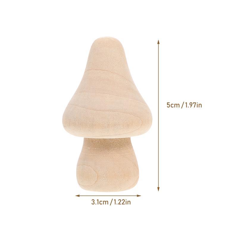 10pcs Unfinished Wooden Christmas Tree Painted Crafts Peg Dolls DIY Craft Graffiti Painting Blank Nursery Ornament Xmas Decor