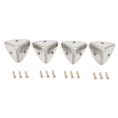 12PCS Protecteur d'Angle de Boîte Métallique Pour Valises Cosmétiques Valises en Bois Valises de Vol Protecteur de Quincaillerie de Meuble Rétro