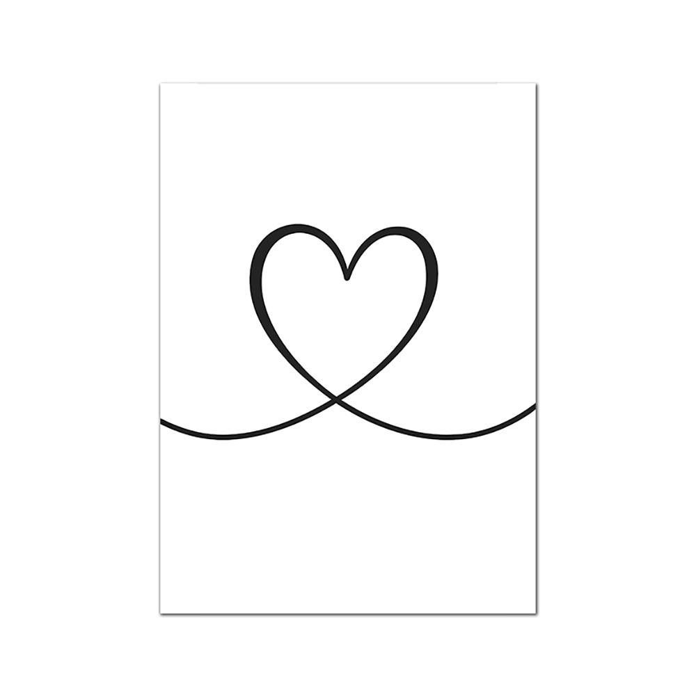 

Personalized Poster Custom Couple Names Minimalist Wall Art Print Modern Canvas Painting Wedding Anniversary Engagement Gift 21x30cm No Framed