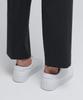Musinsa Standard Wide Hidden Banding Crop Slacks [Charcoal Gray]