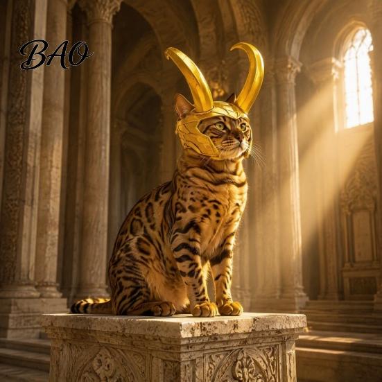 Decorative Pet Hat Cat Horn Crown Helmet, Golden Headpiece, with Ear Holes, Funny Helmet Cosplay for Halloween Theme Parties Photo Props Creative