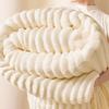 Solid Color Stripes for Warmth Multifunctional Blanket Can Be Used As Bed Sheet Cover Blanket Sofa Blanket Nap Blanket Portable and Easy To Clean