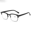 Large Rivet Reading Glasses New  Collapsible Floor Stand Fashion Ultra Light Presbyopia Eyeglasses Men And Women +1.0+4.0