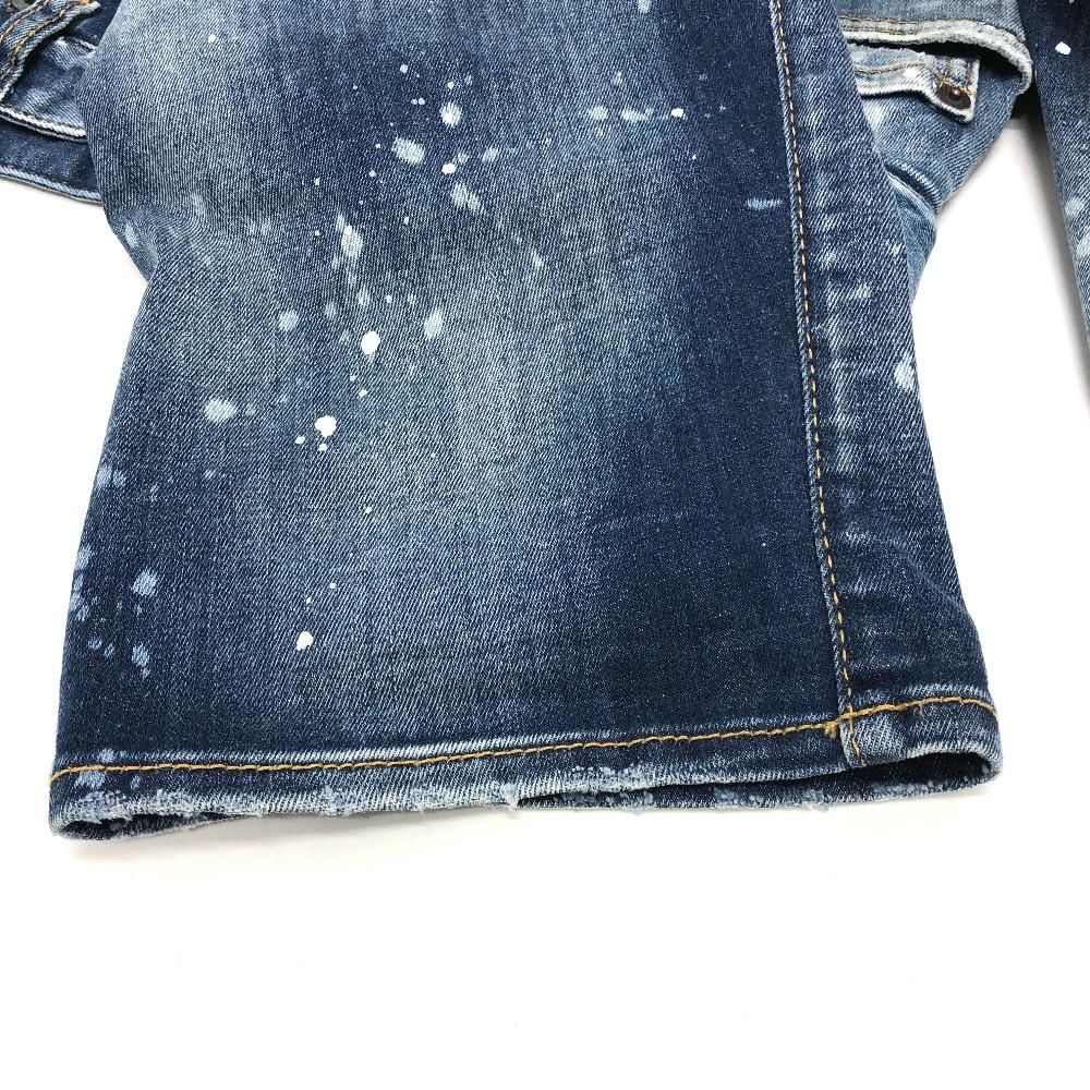 DSQUARED2 S75LB595 paint/apparel Denim pants Crush denim Denim pants cotton blue