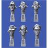 Royal Model WWII German Army Waffen SS Tank Crew Headset Resin Kit RM948 1/35 No.1 6-piece