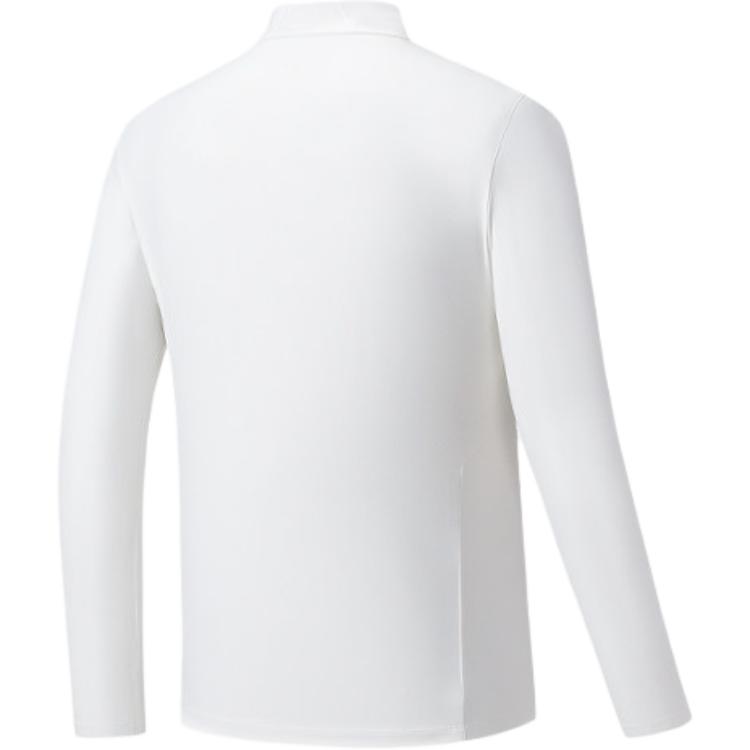 Anta Champion All-Weather Series Solid Color Soft Simple Versatile Long Sleeve Knit Top Men tops 152610412-1