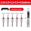 Stepped Woodworking Countersink Drill Bit with Depth Stop and Locator