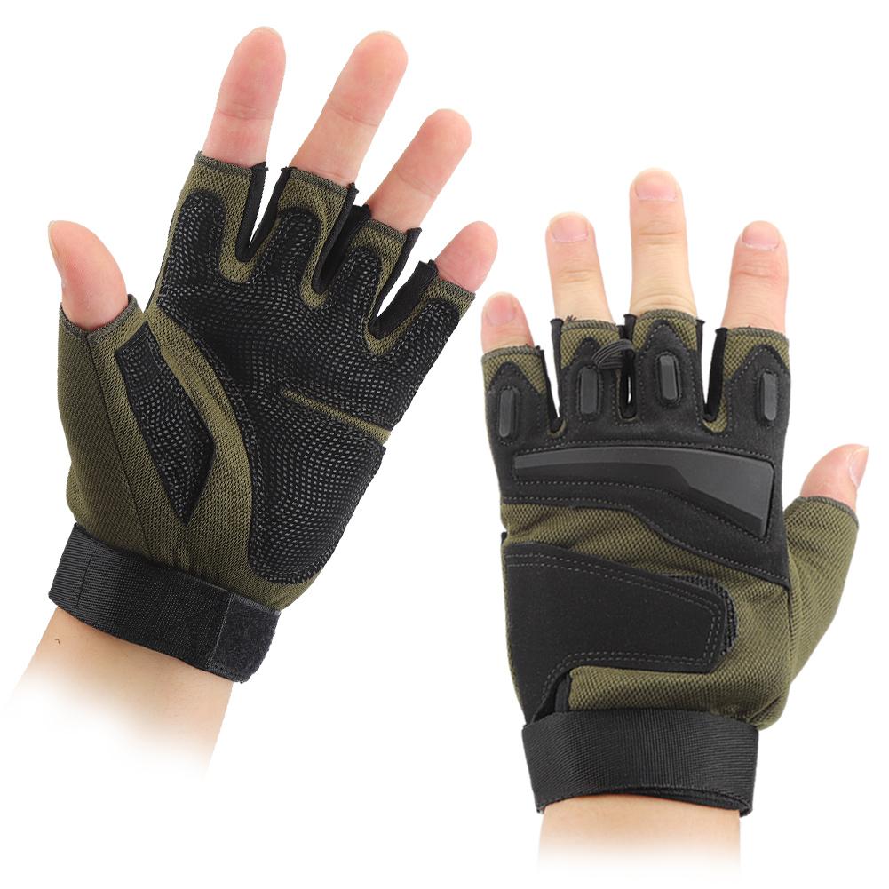 Men's Gloves Outdoor Sports Half Finger Military Anti Slip Waterproof Training Gloves