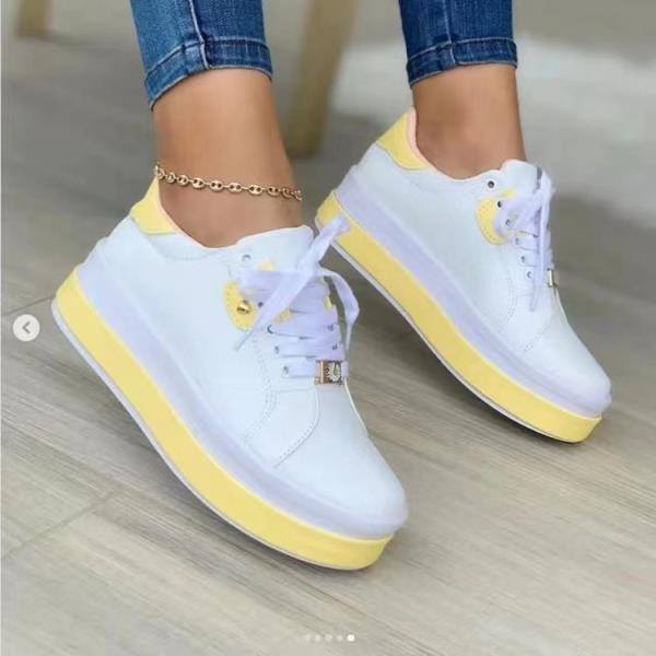 Shoes Women Casual Sneakers Woman-shoes Roses Mesh 2025 Large Solid Summer PU Fabric Office & Career Leisure Flat Round Toe Cros