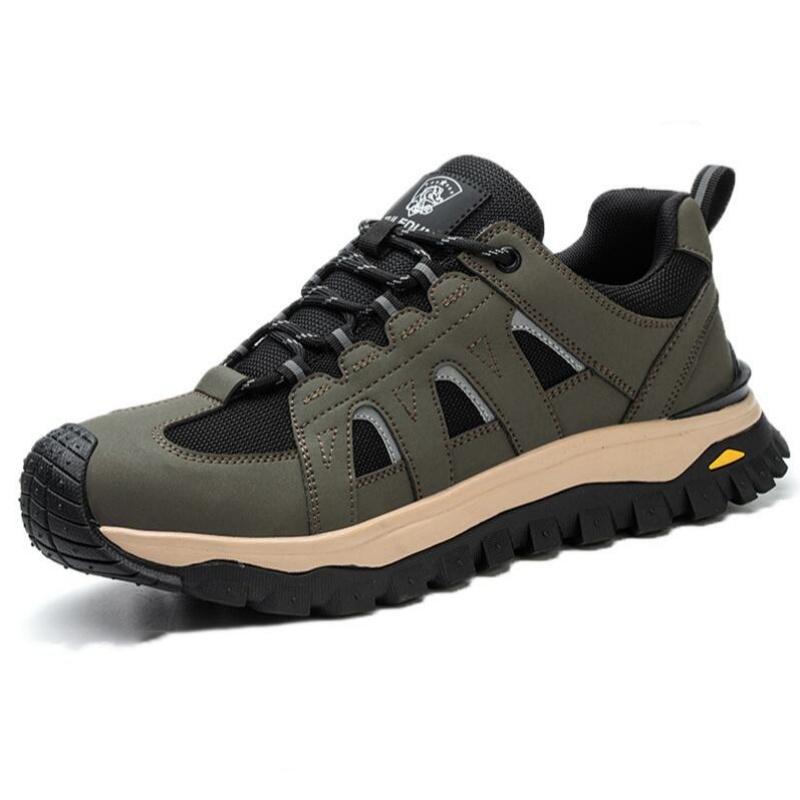 

Защитная обувь с металлическим подноском Мужские рабочие защитные ботинки Легкие дышащие удобные кроссовки Мужские ботинки Нескользящая обувь 46