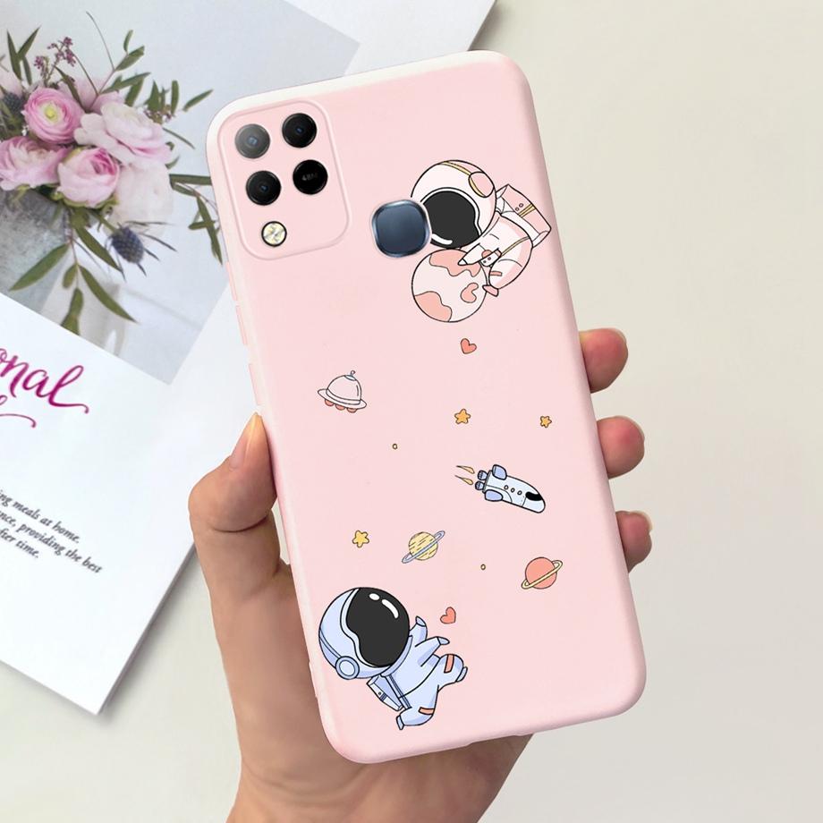 Für Infinix X689F X689 Hülle Infinix Hot 11 G37 Hot 10S NFC 10T Coque Funda Weiches Silikon Kamera Geschützt Schwarze Katze Weltraummann