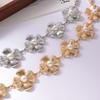 A New and Elegant Flower Pearl Metal Waist Chain for Women Is Set with A Sweet Spring and Summer Women's Waist Chain