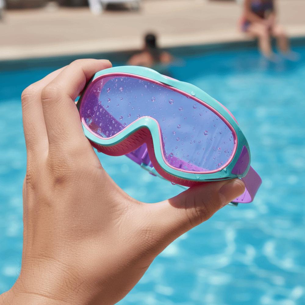 Anti-Fog Swim Goggles UV Resistant Swim Glasses Wide-Angle Diving Goggles  Pool Use