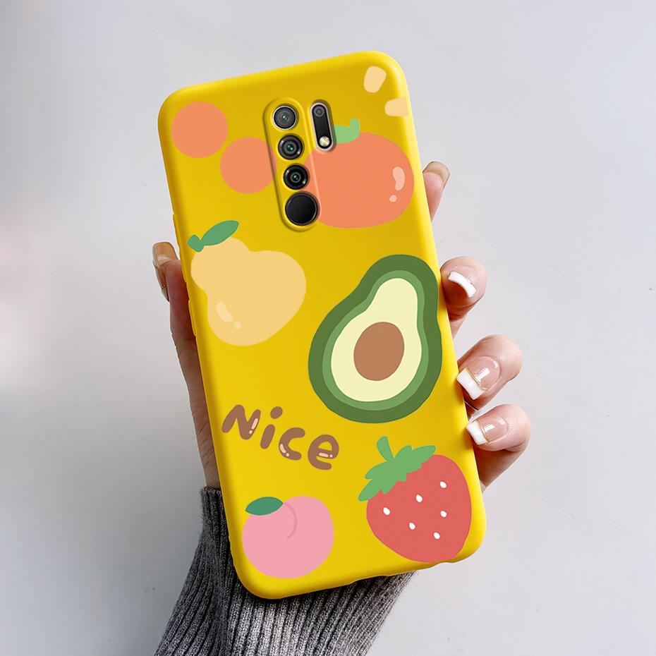 For Xiaomi Redmi 9 Case Redmi 9 Prime Cover M2004J19G M2004J19C redmi9 Cute Cartoon Bear Silicone TPU Soft Phone Case Back Cover