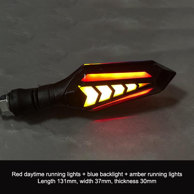 

Подвійний бічний текучий мотоциклетний покажчик повороту для Honda Cbr600Rr Cbr954Rr Cb1000R Cbr1000Rr Cbr1100Xx. червоний