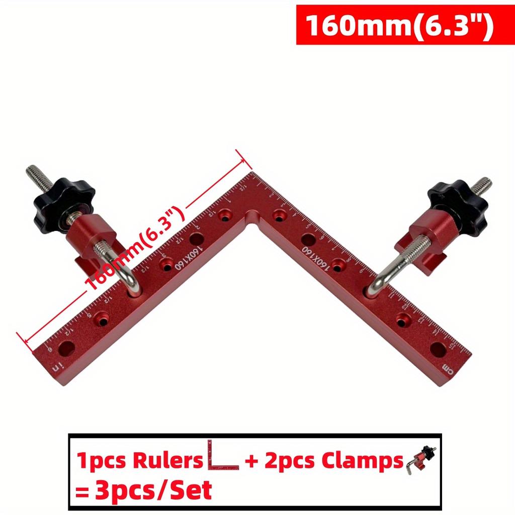 3/6pcs 90 Degree Positioning Squares Right Angle Clamps - Corner Clamps for Woodworking Tools, Right Angle Clamp, Drawers