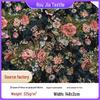 Colorful Floral Jacquard Fabric for Clothing, Home Textiles, Tablecloths, and Bags