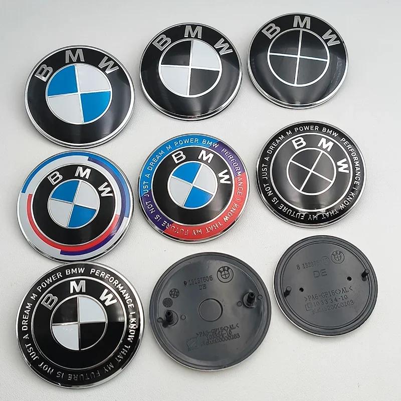 82mm Auto Frontklappe Logo Für BMW Haubenemblem 74mm Kofferraum Heckklappe Emblem 56mm 68mm Felgennabendeckel 46mm 45mm Lenkrad Aufkleber
