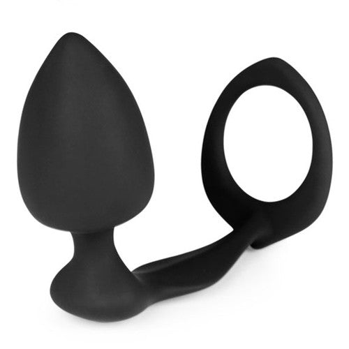 Plug et Cockring Silicone 8cm - Generique - Plug Anal