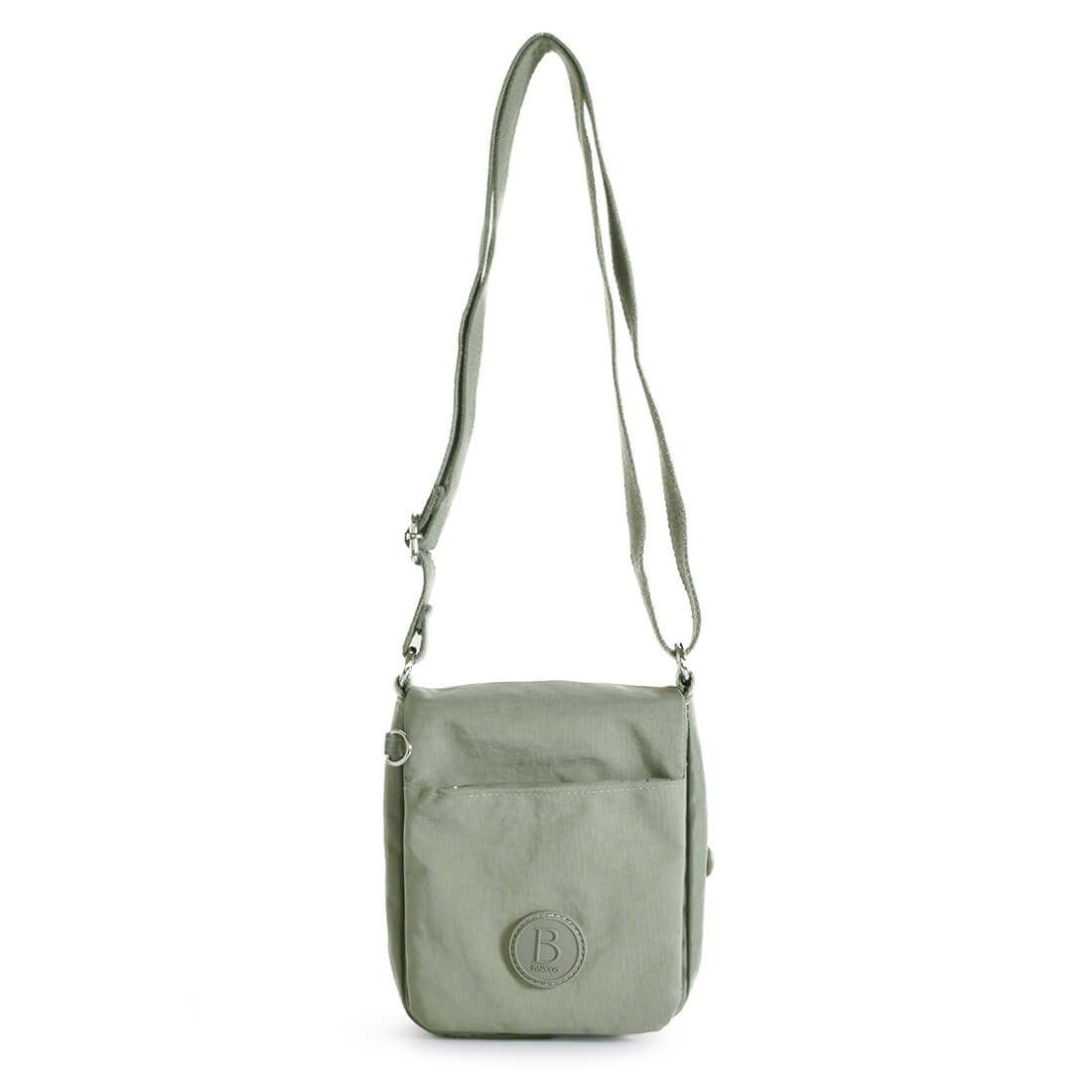 

[Barcos] Lightweight Shoulder Bag - Perfect for storing your smartphone and wallet Enjoy light travel with this pochettetravel bagsub-bag in green.