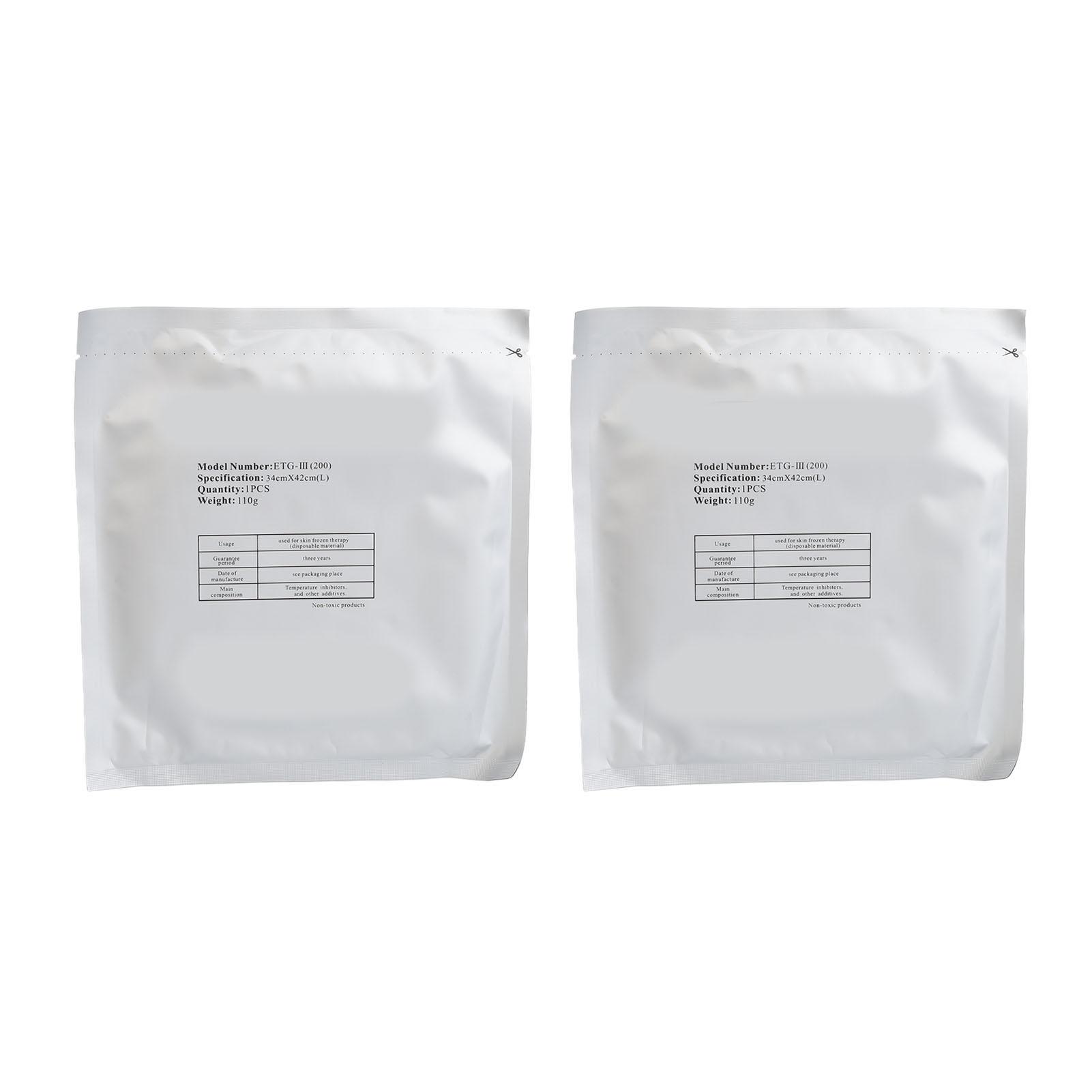 

10 шт. Мембрана для аппарата криолиполиза Защита кожи Подтяжка Криотерапия Замораживающая пленка 110 г L 34 X