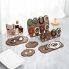 Hand Bangle Bracelet Tray Wood Jewelry Holder Durable Necklace Display Stand  Gift