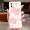 Phone Case For Motorola Moto G9 Plus Fundas Capa Butterfly Bow Protective Casing Transparent Soft Silicone TPU Cover Coque