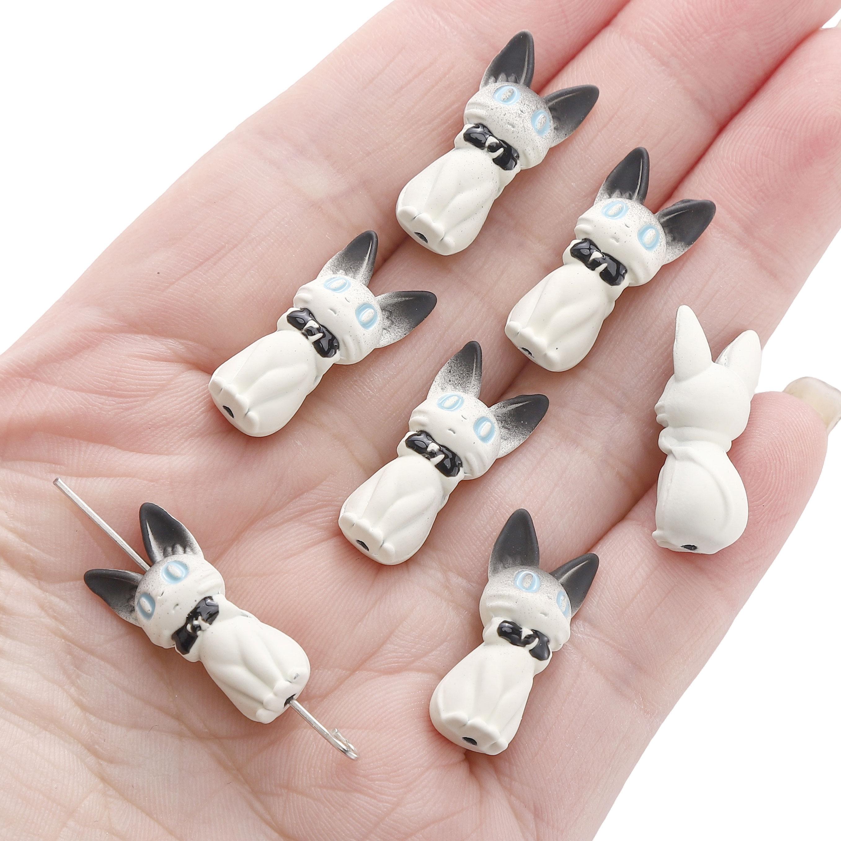 

Сплав Джиджи Кот Аксессуары Шармы Подвеска Для Изготовления Ювелирных Изделий DIY Серьги Ожерелье Браслет белый