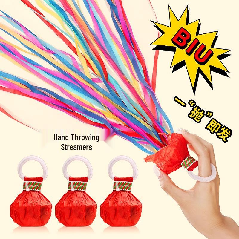 Hand-Tossed Ribbon Confetti Popper - Perfect for Weddings, Birthdays & Celebrations!