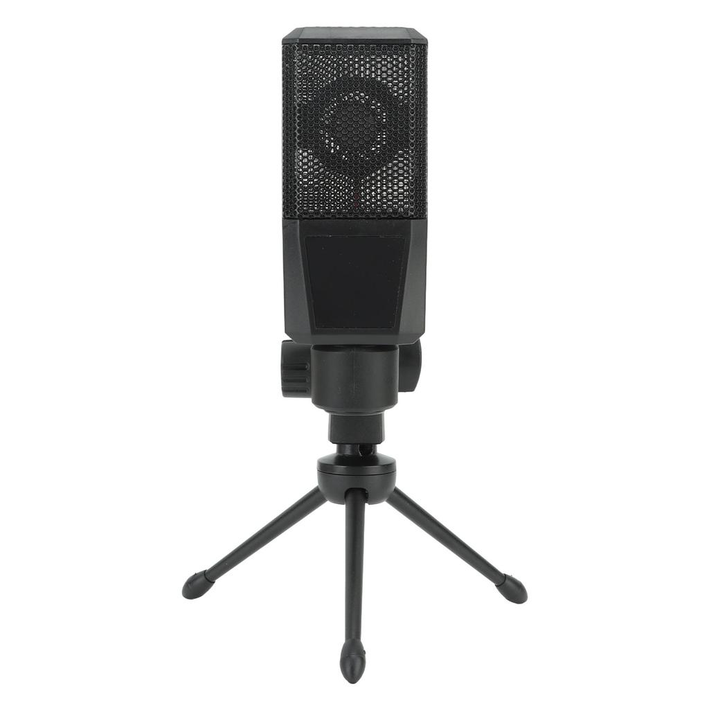 Condenser Microphone Noise Reduction Professional Condenser Mic with Tripod Stand for Live Streaming Podcasting