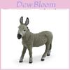 Pvc Animal Donkey Model Figurine Set With Static Design For Childrens Educational Play