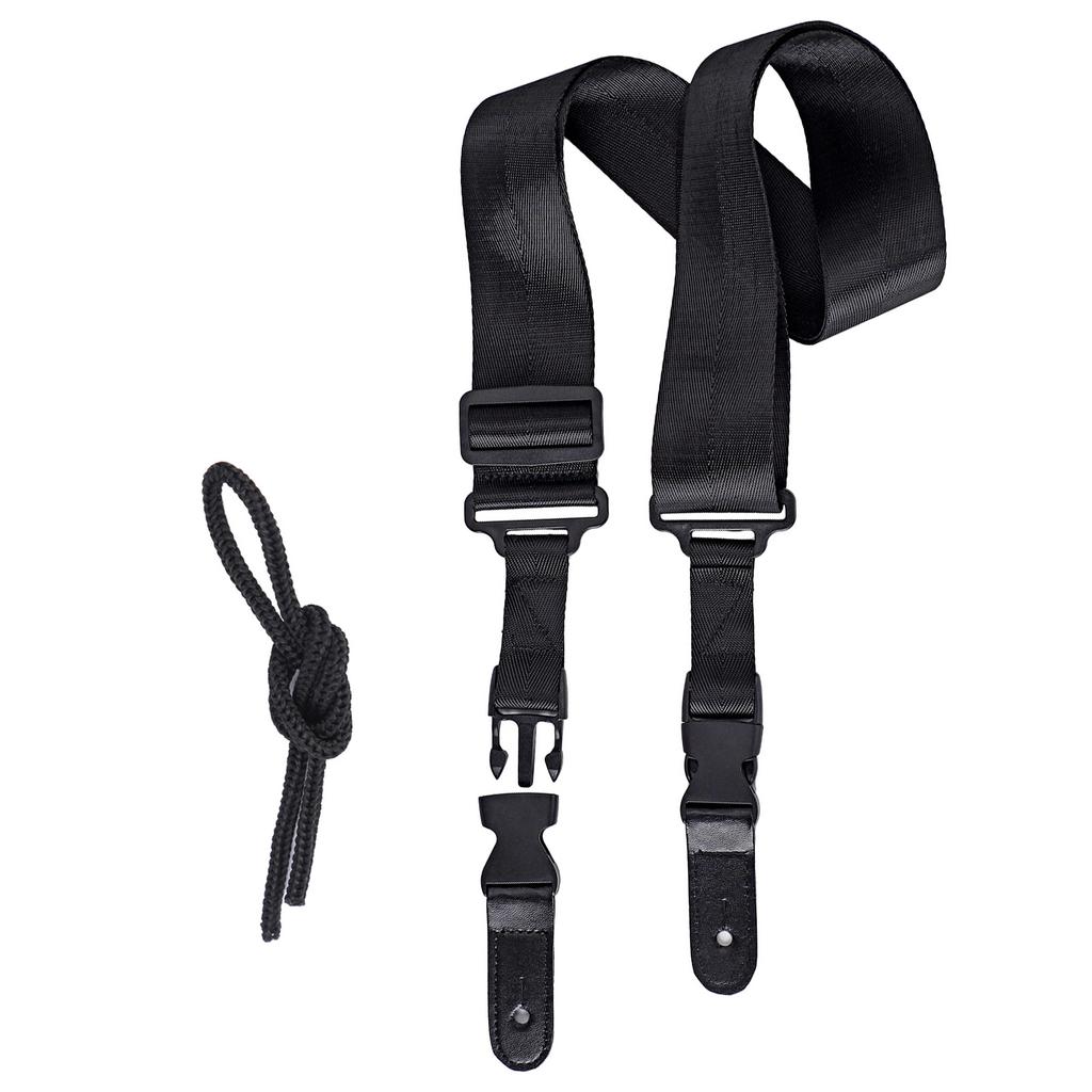 Adjustable Nylon Guitar Shoulder Strap Belt Guitar Strap with Quick Release Clips for Acoustics Electric Bass Guitar