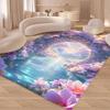 Dream Castle Garden Carpet Rug for Home Living Room Bedroom Sofa Doormat Decor,kids Game Area Rug Floor Mat Gift