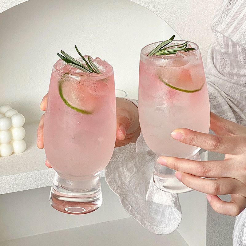 Glass Fruit Tea Cup Summer Home Creative Transparent High Beauty Female Cold Drink Drinking Juice Beer Cup Glassware