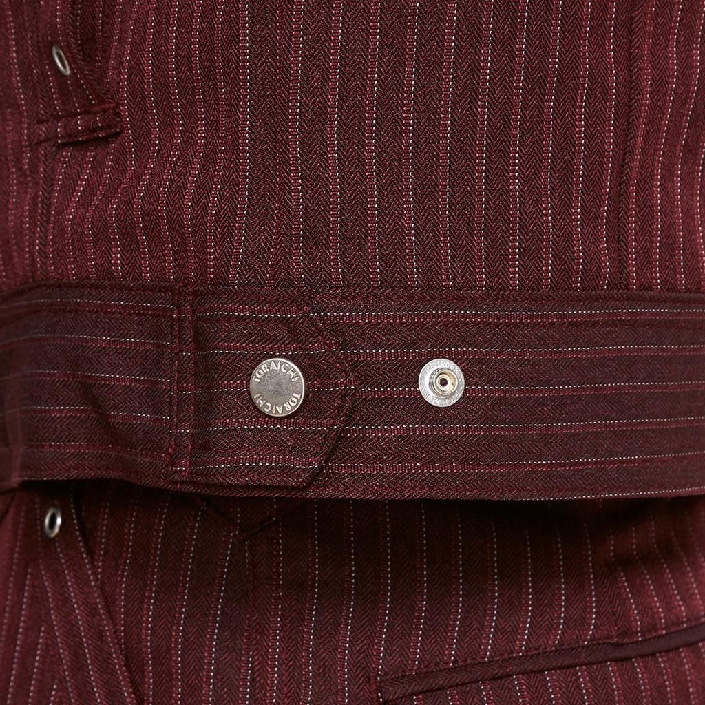 Toraichi TORA Jacket Size Silver Rider's (Striped Polyester) 127-4309-554, 4L, 37,