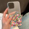 Soft TPU Matte Flower Phone Case for iPhone 13 Funda iPhone 11 14 15 Pro Max 14 Plus 12 Mini 13pro 13promax Transparent Covers