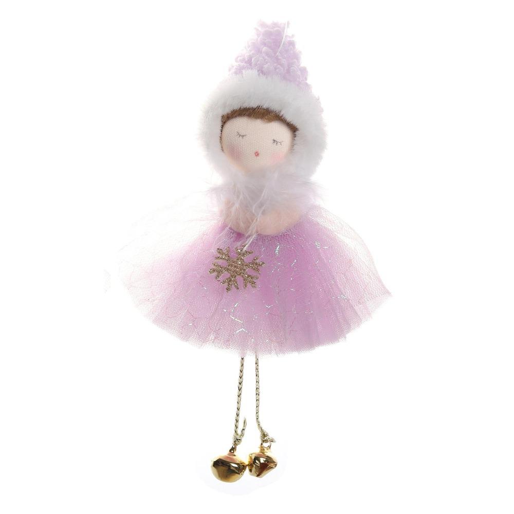 New Christmas Supplies Christmas Feather Angel Christmas Tree Decoration Pendant Small Pendant Christmas