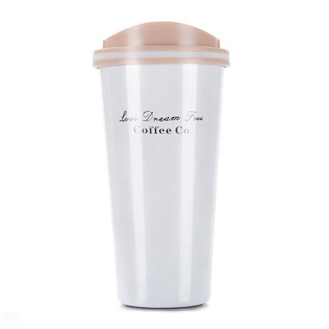 

500ML Thermos Mug Coffee Cup with Lid Thermocup Seal Stainless Steel Vacuum Flasks Thermoses Thermo Mug for Car My Water Bottle