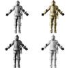 Fifth Gen Medieval Warrior Robot Doll - Movable Joint Creative Ornament.