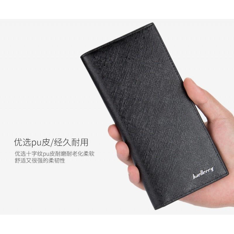 Men's Long Wallet Korean Version Youth Thin With Multiple Card Slots Simple