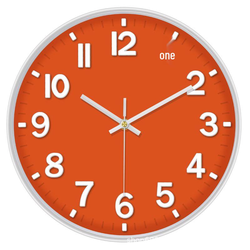 14-Inch Quartz Wall Clock for Classroom & Living Room – Easy Mount, No-Drill Design